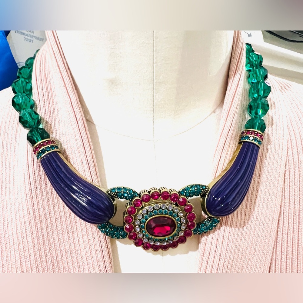 Heidi Daus “Collector’s Edition” convertible necklace 2 in 1 EUC